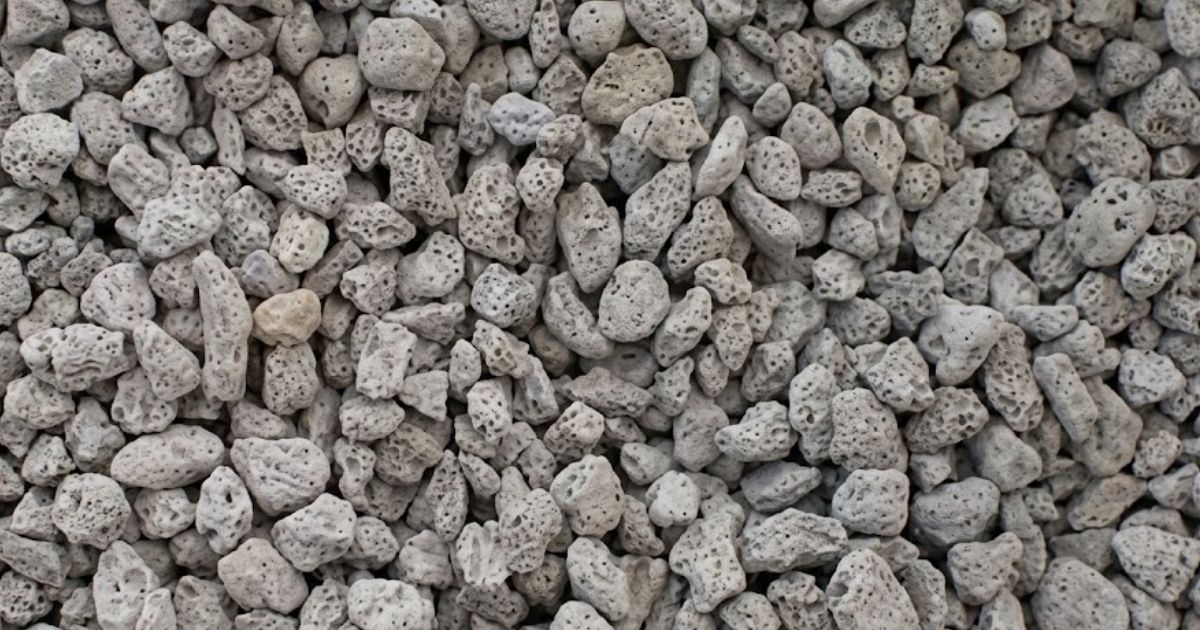 Pumice là thành phần trong công thức cách trộn đất trồng hoa sứ